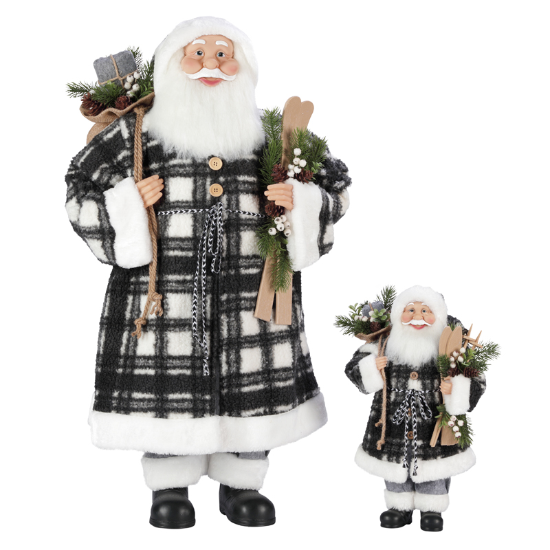 T24-S112 30 ~ 110 cm Julemanden Santa Claus Decoration