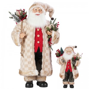 T24-S113 30 ~ 110 cm Julemanden Santa Claus Decoration