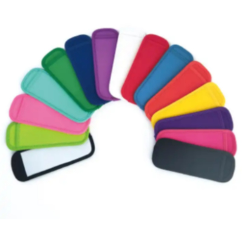 Engros sublimering blank popsicle ærme flerfarvet iskolde poleholdereneopren iskolde poleholdere til børn