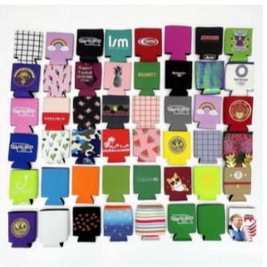 Genanvendtneopren tilgængelig 330 ml salgsfremmende foldbarneopren øl kan ærme dåse med brugerdefineret udskrivningsdesign