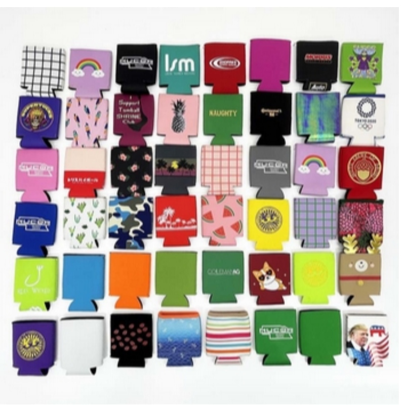 Genanvendtneopren tilgængelig 330 ml salgsfremmende foldbarneopren øl kan ærme dåse med brugerdefineret udskrivningsdesign