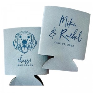 Engros brugerdefineret skumkøler Stubby Holder Beer Can Sleeve Isolated Slim billig 3 4 5mm 330ml køler Koozy med logo