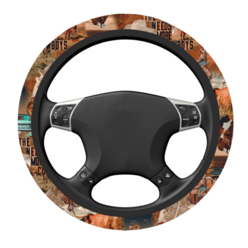 Universal Fit Car tilbehør Tilpasset vaskbartneopren ratdæksel