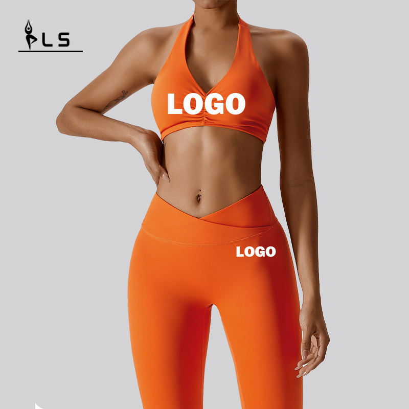 SC1063 Sport Set Fitness Gym Yoga Wear Suits Tracksuit Fitness Yoga Wear Gym Women Set