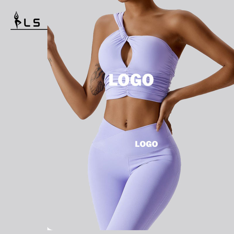 SC1064 Ladies Yoga Sets Kvindelig sportsfitness Gym Suit Price Sport Bra Set Yoga Suit Gym Fitness Set