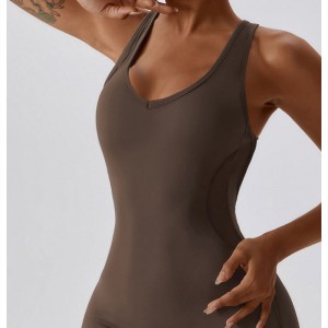 Træningsdrift af høj kvalitet sætter yoga fitness slid jumpsuits til kvinder man stykker sømløs yoga sæt bodysuit