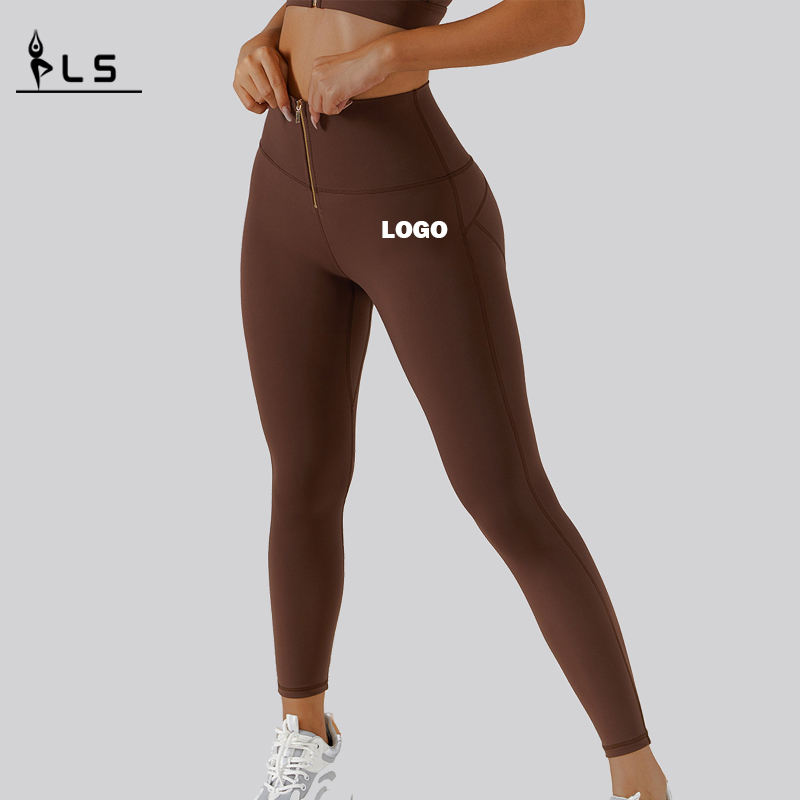 SC1097 75% Nylon 25% Spandex Leggings Sport for Women Gym Yoga Pants Fitness Running Leggings