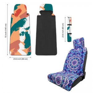 Ikke-skridsikker brugerdefineret udskrivningsbilmåtter Rummi Base Neopren Seat Cover