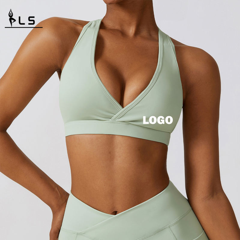 SC10139 Sport Kvinder Damer Push Up Beauty Back Workout Yoga Sport Bra Sport Bra Women Yoga Bra Wear Fitness Tops
