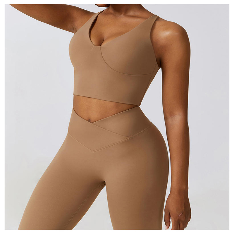 SC10136 Yoga Brh Høj kvalitet Kvinder træning Sports fitness Brugerdefineret logo Sports Top Gym Bra Yoga