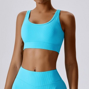 SC10167 Sport Brh For Big Breast Women Yoga Shorts Girl China Sømløs polstret sport Fitness træning Gym Sports BH