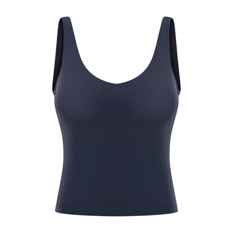 SC10252 Yogatank Top med Bra Vest Sportswear Workout Yoga Tank Top til Woman Yoga Tank Top Women tilpasset