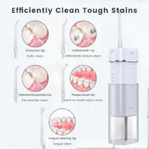 2023 Hot Selling Electric Dental Portable Family og uden for tænder Rengøring Dental Oral Irrigator Vand Flosser