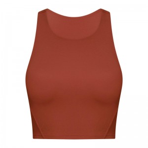 SC10257 Hollow Workout Tops Yoga Women\'s Tank Top Vest Sportswear Workout Yoga Tank Top til kvinde