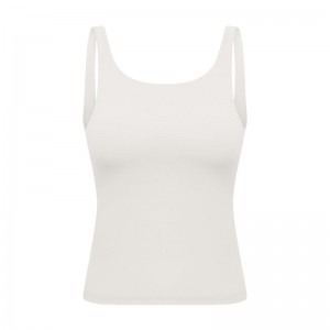 SC102511 Yogakvinder tilpasset yogatop, der kører vest atletisk gymnastiksal slid Tank Top Vest Sportswear Træning Yogatank Top