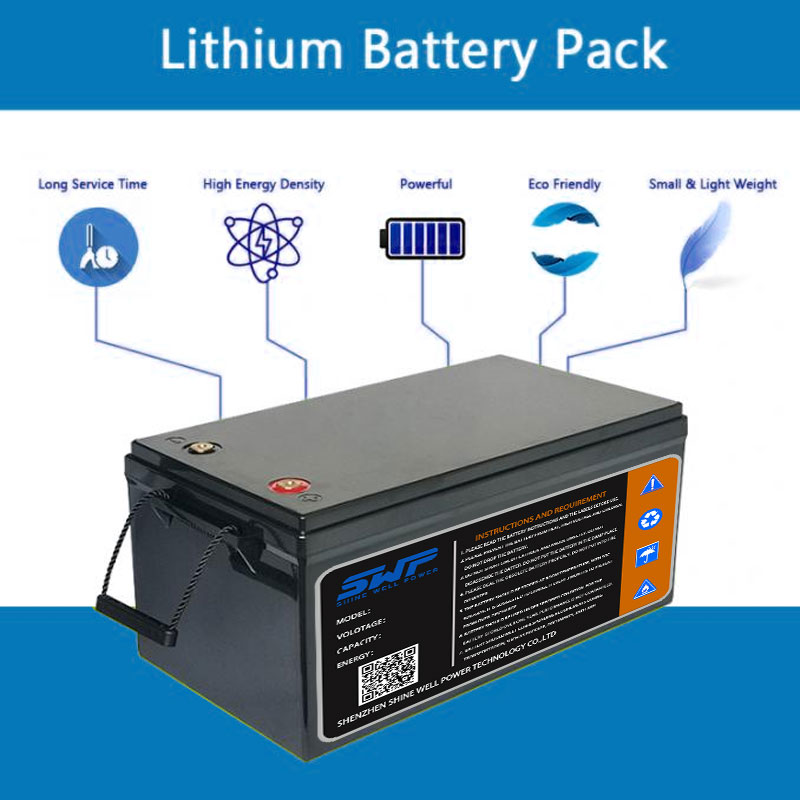 12.8v100AH ​​bly syreudskiftningsbatteri til fototermisk kraftproduktion understøtter LifiPo4 -celler hjemmeenergilagring