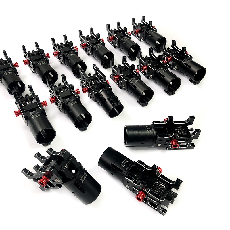 V4 Z30/Z25 CNC Aluminium Foldningsarmrør til dia 30mm/25mm Automatisk dobbeltskruelåsning&Forår