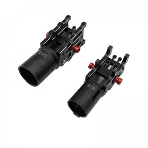 V4 Z30/Z25 CNC Aluminium Foldningsarmrør til dia 30mm/25mm Automatisk dobbeltskruelåsning&Forår