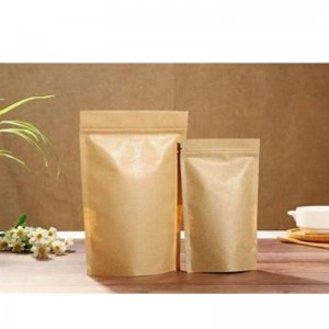 Kraft madpose lynlås låst