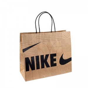 Paper Bag Logo Kraft Bag Custom Mini Paper Bag Party Bolsas Tak Paper Bag Lille papirpose