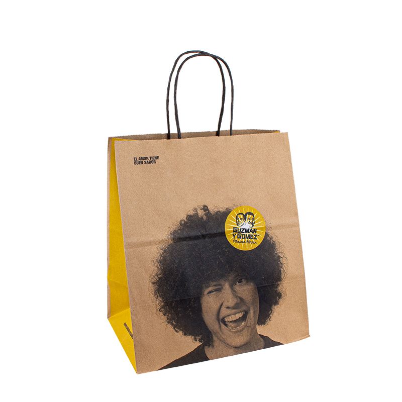 Papirfestposer Paper Shopping Bag Luksus takeaway Paper Kraft Bag Premium papirposer