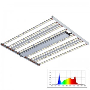 800W Spectrum Justerbar Ekstra UV+fr barer Fuld spektrum Horticultural LED Grow Light