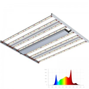 800W Spectrum Justerbar Ekstra UV+fr barer Fuld spektrum Horticultural LED Grow Light