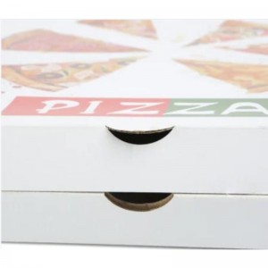 Engros brugerdefineret logo trykt 8-16 tommer miljøvenlig kassepakke Food Grade Paper Pizza Box