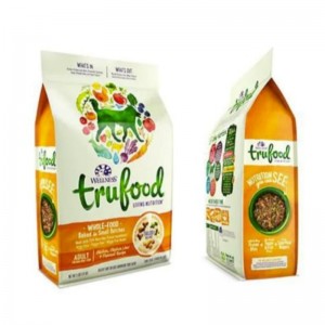 Brugerdefineret Big 10 kg 15 kg 20 kg genlukbar lynlås pla pbat Bionedbrydeligt plastik Pet Dog behandler Feed Snack Packaging Pose til mad