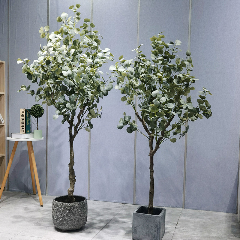 Produktfrigivelse: udsøgt kunstig eukalyptustræ - et fremragende valg til indendørs grønne omgivelser