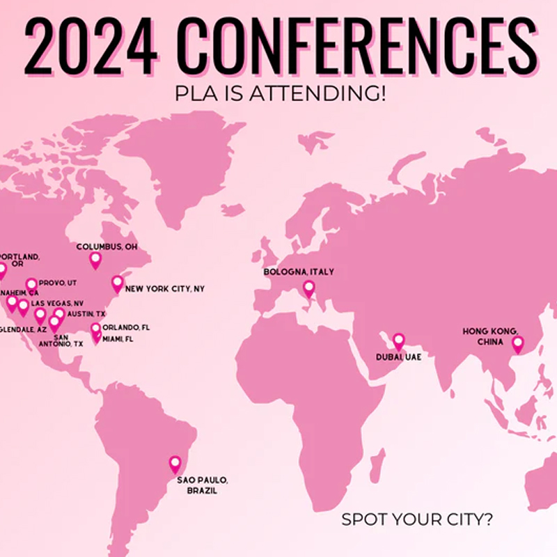 PLA 2024 skønhedsbegivenheder og konferencer