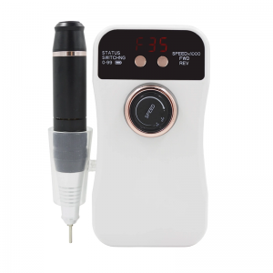 Bedste 35000 omdrejninger pr. Minut Nails Drill Rechargeable Portable Cuticle Professional Nail File Electric Professional Drills