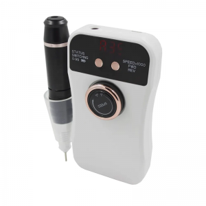 Bedste 35000 omdrejninger pr. Minut Nails Drill Rechargeable Portable Cuticle Professional Nail File Electric Professional Drills