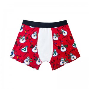 Brugerdefineret logo Høj kvalitet voksen åndbar bokser med faste farver herre undertøj undertøj