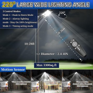 Udendørs induktionssollampe