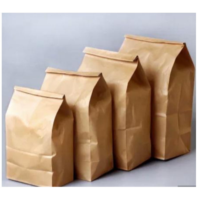 Tilpasset madkvalitet Høj kvalitet Tilpasset bærepapirpose Melpakningspose Genbrugsposer