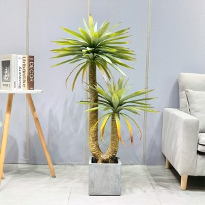 Dekorativ simulering Have Ornamental Allseason Vivid Dracaena Tree til haven Leverandør Bryllupsdekor