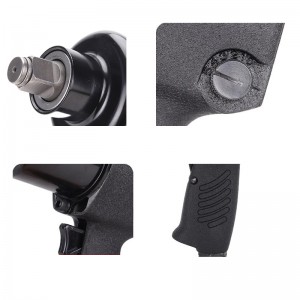 Pneumatisk høj stabil drejningsmomentudgang letvægt pneumatisk skruenøgle industriel kvalitet pneumatisk påvirkning skruenøgle vindpistol pneumatisk værktøj