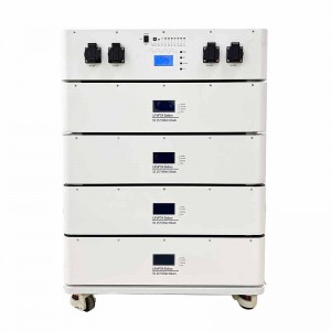 Stackable Energy Home Storage 10KWH Batteri Lithium Battery Storage 51.2V 190a med 6000W Inverter