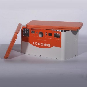 Brugerdefineret elektrisk apparatchassis med pulverlakeret foringsrør