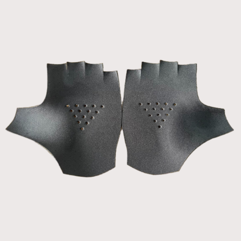 Komfortabelt Higg -indeks halvfinger handske plam polstring til sportshandsker