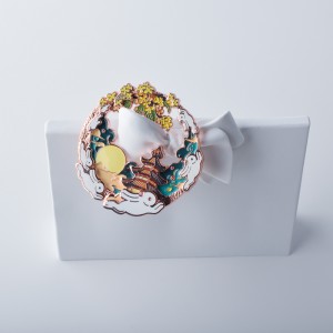 Tilpasset lakeret glasemblem, gratis prøvegebyr, velegnet til opsamling, guldmetal badge charme, pin, plettering