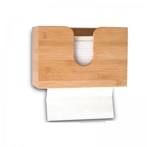 Bambus fold papirhåndklæder dispenser