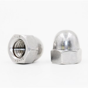 sekskantede hættemøtrikker