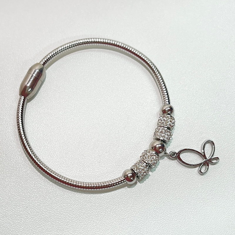 Cubic Zirconia Magnetisk Armbånd Kvinder Mænd Forældre Smykker Gave