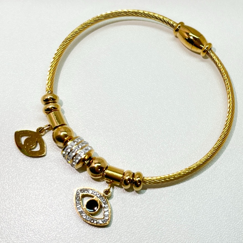 Cubic Zirconia Magnetisk Armbånd Kvinder Mænd Forældre Smykker Gave