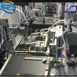 Mobiltelefonskærm Dobbelt-Produktionslinje for sidet limdispensering