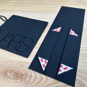 Sort Luxe foldbar æske & Taskesæt