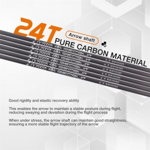 ID4.2mm SP300-1500 kulstofpile til målskydning