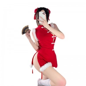 Ny-Style Cheongsam, sexet bunny pige cosplay uniform, internet - Berømthedssæt, lokkende kanin - Temanytår tøj til kvinder, præstation slid 330 pris:$112.99